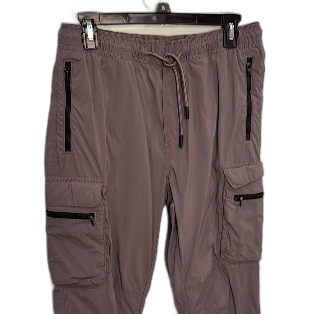 H&M skinny fit nylon cargo joggers Size S